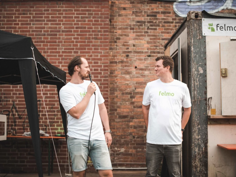 felmo Gründer Philip Trockels und Lars Giere