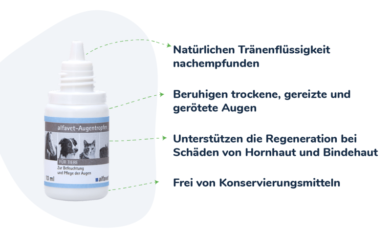 Alfavet Augentropfen für Hunde und Katzen (10ml)