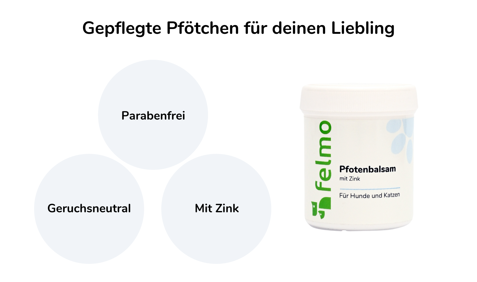 felmo Pfotenbalsam für Hunde und Katzen felmo