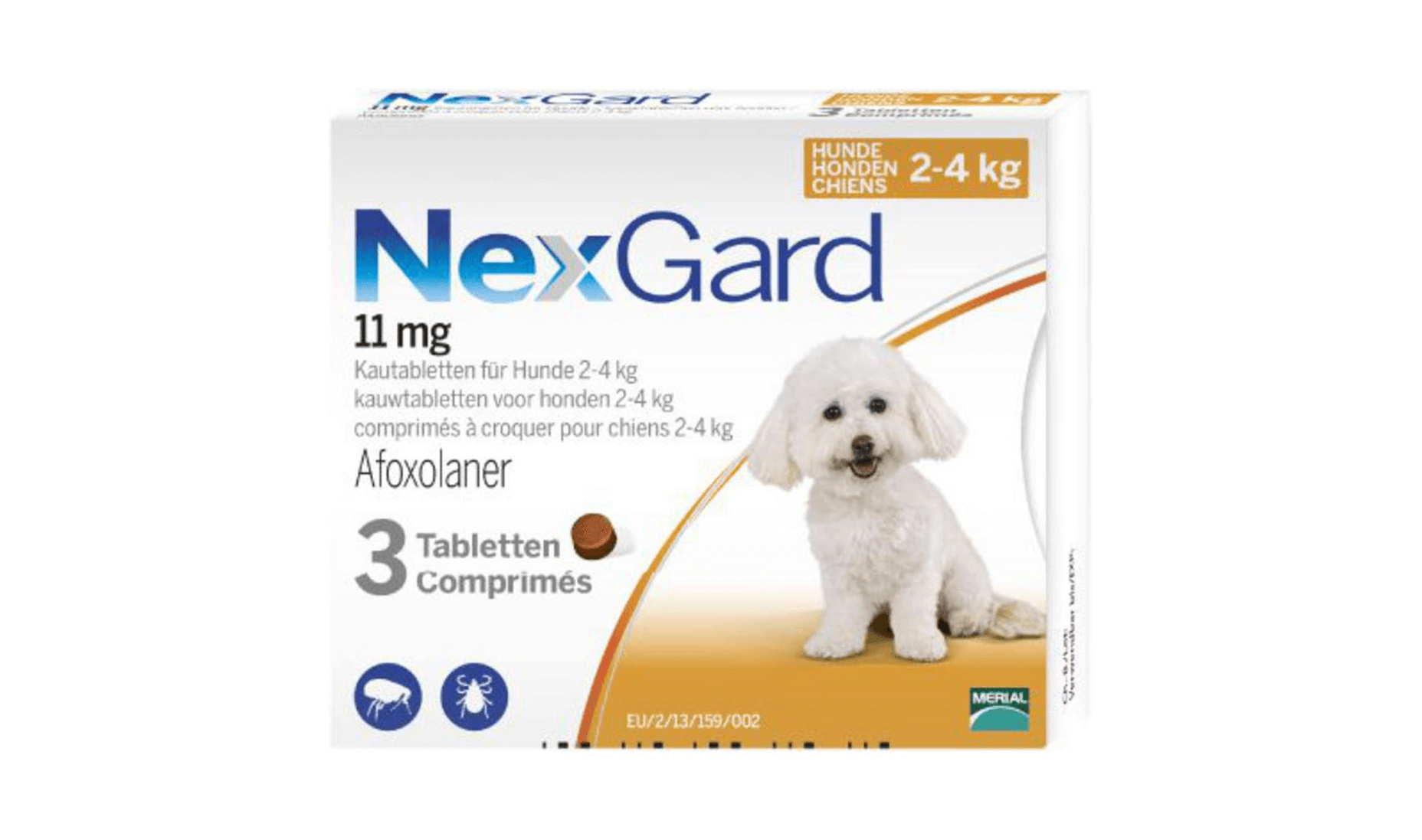 NexGard Kautablette für den Hund felmo